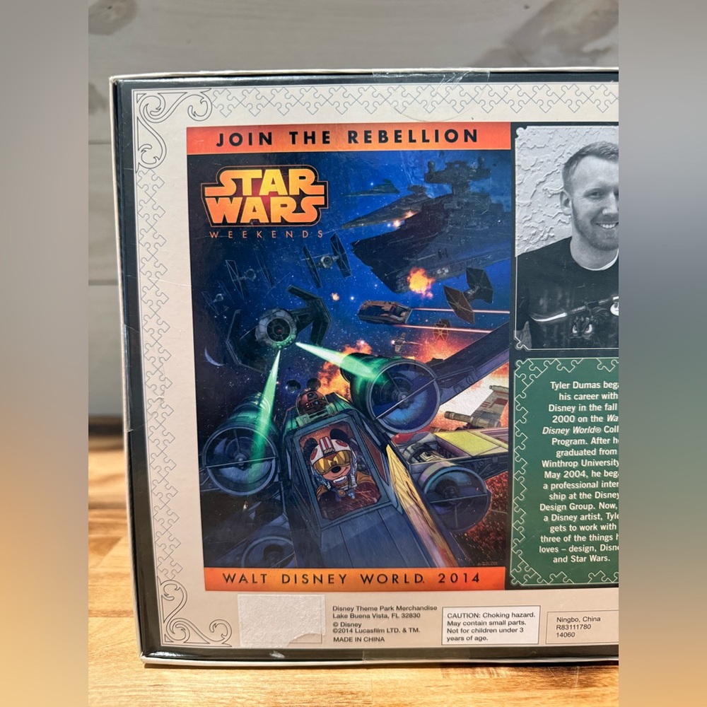 Disney Parks Signature Puzzle Star Wars Weekends 2014  LIMITED EDITION - Picture 3 of 10